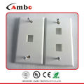 Precio agradable 1/2/4 Port Australia placa de pared cat 6 rj45 faceplate